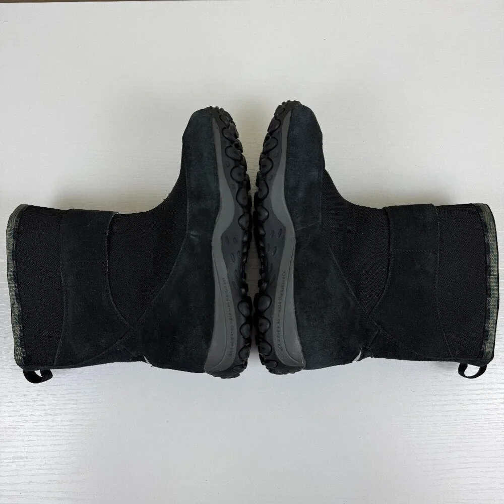 EUC Merrell Polar Tec Tundra Black Waterproof Youth Boots